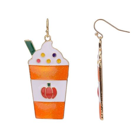 Update your fall accessories with these Celebrate Together Harvest Pumpkin Spice Latte drop earrings. Click on this JEWELRY & WATCHES GUIDE to learn about fit, styles, materials and more! Update your fall accessories with these Celebrate Together Harvest Pumpkin Spice Latte drop earrings. Click on this JEWELRY & WATCHES GUIDE to learn about fit, styles, materials and more! FEATURES Dimensions: 24.6 mm x 48 mm Backings: fishhook Nickel free Metal: zinc Material: enamel Plating: gold tone Finish: Pumpkin Pie Drink, Harvest Pumpkin, Fall Accessories, Pumpkin Spice Latte, Pumpkin Pie, Pumpkin Spice, Jewelry Watches, Seasonal Decor, Gold Tones