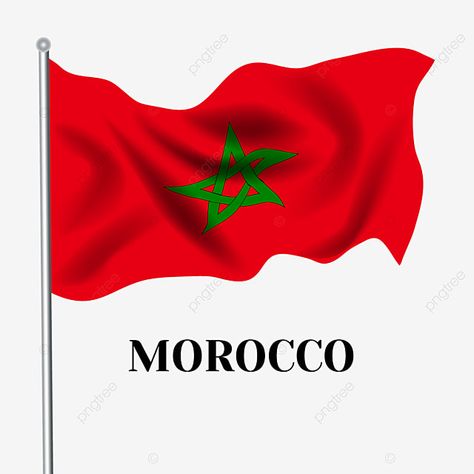 Morocco Wallpaper, Wallpaper Blur, Flag Clipart, Morocco Flag, Iphone Wallpaper Blur, Ribbon Flag, Red And White Flag, Birthday Party Background, Independence Day Flag