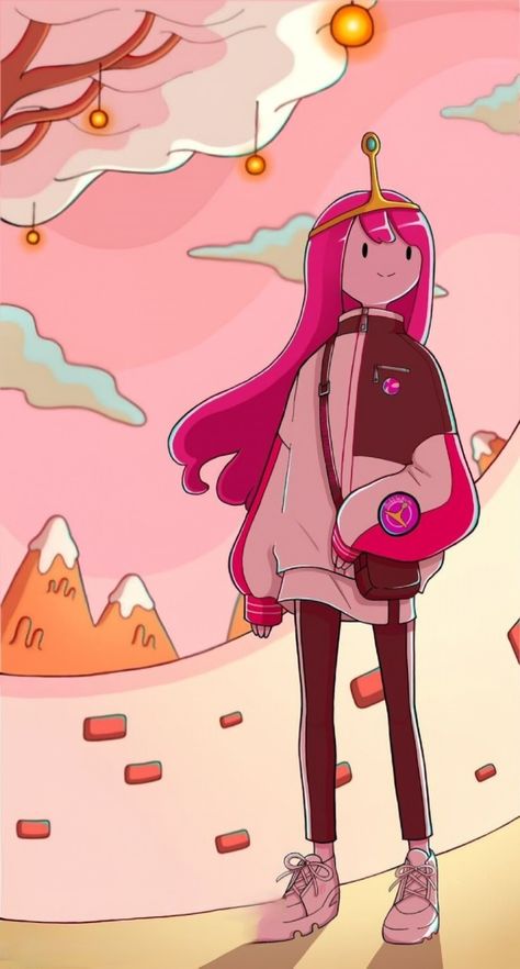 Adventure Time Princesses, Marceline And Bubblegum, Wallpaper Cartoon, Adventure Time Characters, Adventure Time Wallpaper, Adventure Time Cartoon, Adventure Time Marceline, Princess Bubblegum, Adventure Time Art