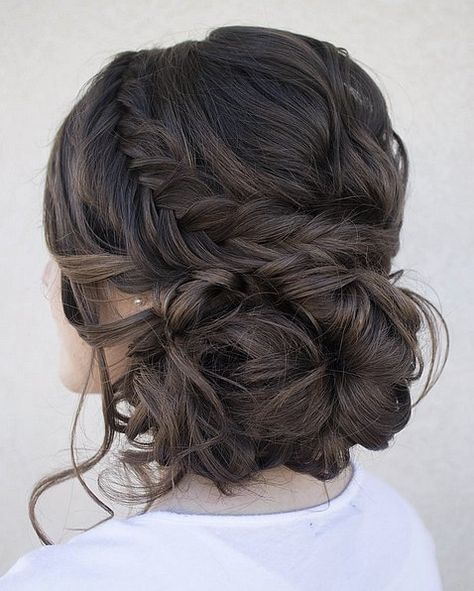 40 Fall Wedding Hair Ideas That Are Positively Swoon-Worthy Low Updo, Fall Wedding Hairstyles, Peinados Recogidos, Fishtail Braid, Low Bun, Penteado Cabelo Curto, Wedding Hairstyles Updo, Fancy Hairstyles, Short Hairstyle