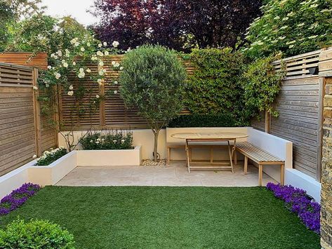 Garden Trends 2023 | Top Garden Trends | Jacksons Fencing Small Urban Garden, Townhouse Garden, Trends 2025, Garden Fence Panels, Small Courtyard Gardens, Courtyard Gardens Design, Home Decor Bathroom, London Garden, Small Backyard Gardens