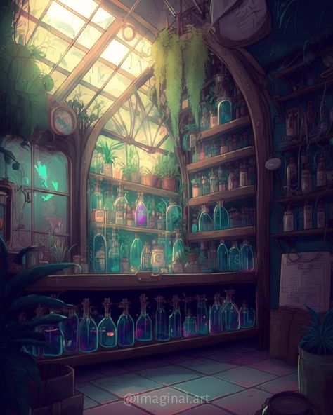 Magic College Fantasy Art, Magic School Art Concept, Magic Store Concept Art, Magic Room Fantasy Art, Magic Classroom Fantasy Art, Fantasy Schools Of Magic, Magic Academy Art, Fantasy Schools, Magic School Aesthetic