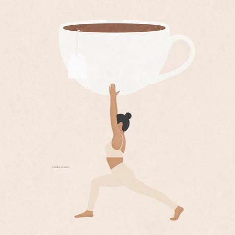 Pilates Yoga Studio, Wine Yoga, Yoga Coffee, Yoga Illustration, Yoga Inspo, Funny Yoga, Yoga Pictures, Bio Art, Coffee Pictures