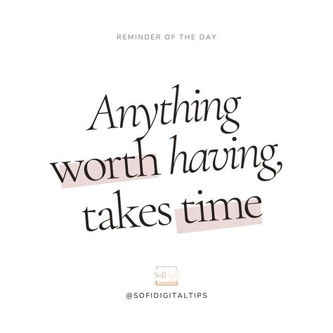 ✨Remember anything worth having, takes time. 🙏🏼It may not happen overnight, but with patience and perseverance, you can achieve your goals. 😉✨Stay focused and keep working hard, because the journey is just as important as the destination. ✨Don’t be discouraged by setbacks or slow progress, because every step forward is a step closer to success. 🙏🏼✨Trust the process and believe in yourself, because in the end, all your efforts will be worth it. I know it 😊✨ #trusttheprocess #entreprene... Just Because It Takes Time Doesn’t Mean It’s Not Happening, Health Mindset, Slow Progress, Keep Working, Hard Work Quotes, Online Digital Marketing, Madhubani Painting, Trust The Process, Believe In Yourself