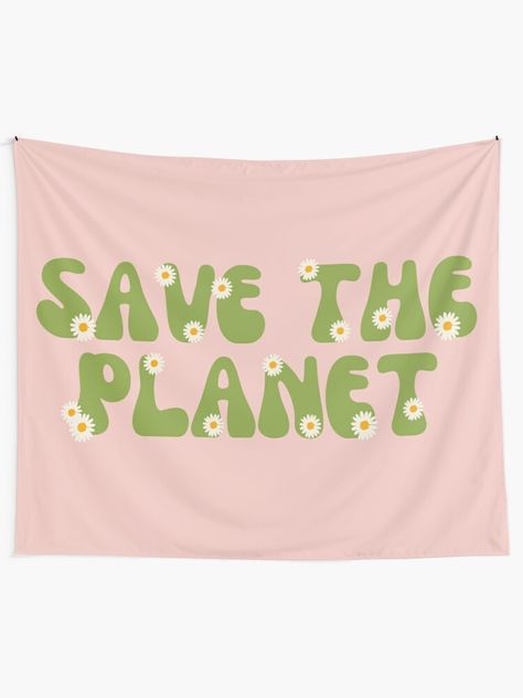 Pink Retro T-shirt For Spring, Mint Green And Pink Aesthetic Retro Vintage, Pink And Green Tapestry, Groovy Tapestry, Pastel Pink Tapestry, Green Earth, Save Earth, Save The Planet, Earth Day