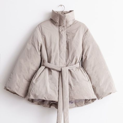 CO | ARCHIVE SALE on Instagram: “Down-filled Aline belted jacket in grey technical taffeta | $225.00” Sale On Instagram, Belted Jacket, Grey, On Instagram, Instagram