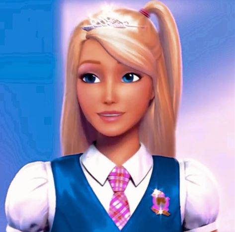 Barbie Old Movies, Barbie Charm School, Blair Willows, Barbie Old, Barbie Characters, Barbie Icon, Princess Charm School, Barbie Movie, Charm School