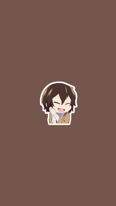 Dazai Osamu Wallpaper, Dazai Wallpaper, Bungou Stray Dogs Wallpaper, Chibi Wallpaper, Dog Wallpaper, Dazai Osamu, Cool Anime Pictures, Mini Paintings, Bungo Stray Dogs