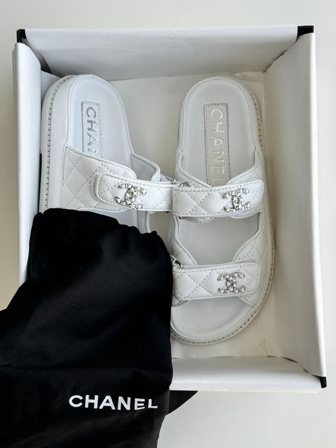 Chanel White Sandals, Chanel Jesus Sandals, Chanel Summer Sandals, Chanel Sandals Pink, Chanel Sandals 2022, Pretty Flowers, Sandals Heels, Slippers, Chanel