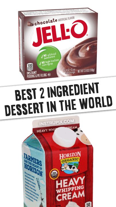 I don’t know about you, but I’ve never been much of a pudding fan , but if you mix instant pudding with heavy cream instead of milk, you won’t believe the awesomeness it creates! It’s like a mix between a rich fudge and a mousse. This is the perfect dessert for last minute sweet cravings! No baking required, just a hand mixer and about 5 minutes of your time. You can make any flavor that the pudding comes in such as chocolate, lemon, banana, caramel, vanilla, etc. So yummy and easy to make! What To Make With Vanilla Pudding, Things To Do With Pudding Powder, Heavy Cream And Pudding, Jello Pudding Desserts Easy, Desserts With Heavy Cream Easy, Things To Make With Instant Pudding, Desserts Using Pudding, Desserts With Vanilla Pudding Mix Easy Recipes, Desserts Using Heavy Cream