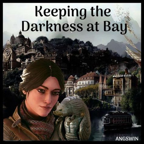 Keeping the Darkness at Bay by ANGSWIN - Syberia (Video Game series) - Focus on Syberia 4: The World Before - Kate Walker & Oscar - Rating: T+ - Summary: Kate is comforted by Oscar's presence when she awakens from a nightmare. - AO3 Link: https://archiveofourown.org/works/38064442 - FFN Link: https://www.fanfiction.net/.../1/Keeping-the-Darkness-at-Bay Ao3 Link, Kate Walker, Small Acts Of Kindness, Muscle Relaxer, A Nightmare, Archive Of Our Own, Random Acts Of Kindness, Cute Creatures, The Darkness