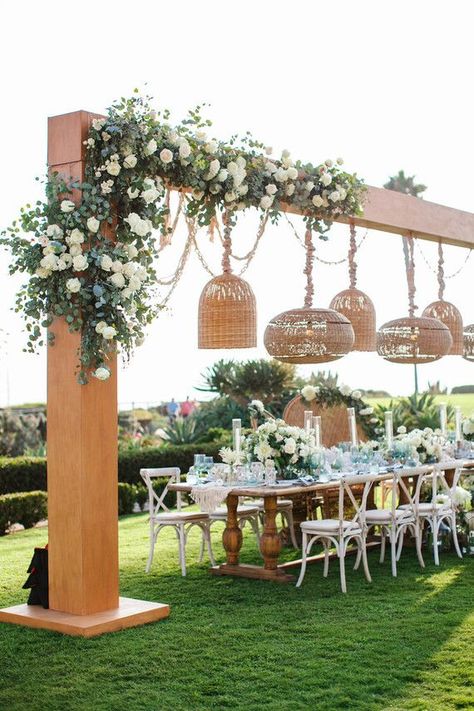 Laguna Beach Wedding, Montage Laguna Beach, Wedding Setup, Garden Wedding Reception, Wedding Party Ideas, Event Planning Design, Outdoor Wedding Decorations, Wedding Candles, Wedding Planners