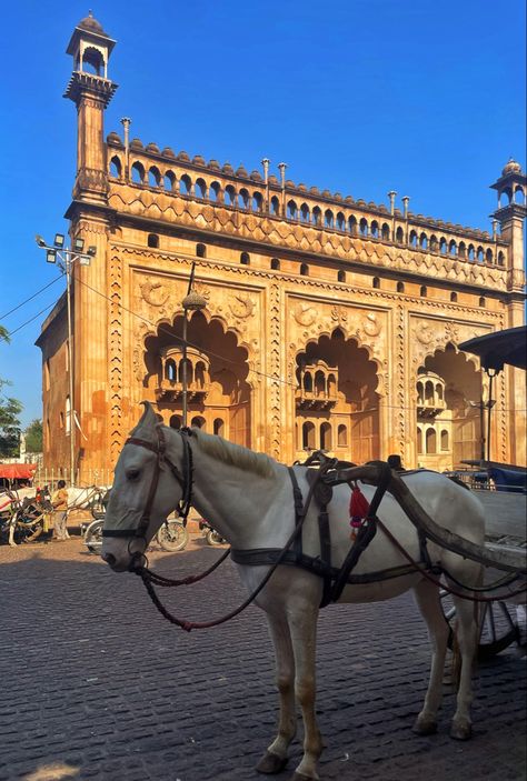 Lucknow 
India 
Architecture 
Horses
Travel 
Nomad 
Architecture 
Awadh 
Nawab Bara Imambara Lucknow, Lucknow Pics, Lucknow Aesthetic, Imambara Lucknow, Pins Enamel, Computer Basic, Male Models Poses, Asian Architecture, Indian Architecture