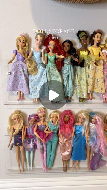 Barbie Shelf Storage, Barbie Wall Storage, Barbie Organizer Ideas, Barbie Doll Organization, Barbie Organization Ideas Storage, Barbie Doll Organization Ideas, Doll Storage Ideas Organizing, Doll Organization Ideas, Barbie Doll Storage Ideas