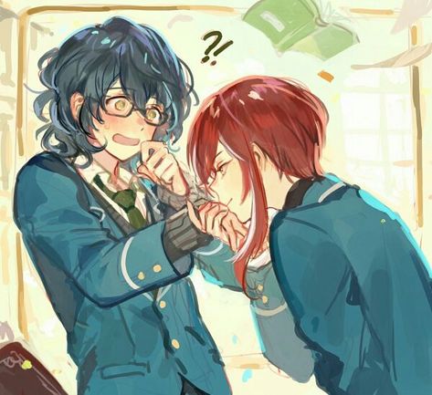 Tsumugi x Natsume - Ensemble Stars Natsumugi Enstars, Natsume And Tsumugi, Tsumugi X Natsume, Enstars Ships, Relationship Chart, Boy Poses, Body Poses, Ensemble Stars, The Gallery