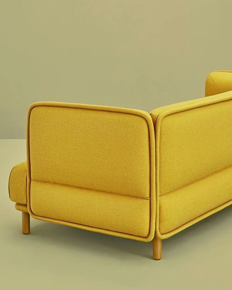 MISSANA (@missanadesign) • Instagram photos and videos U Shaped Sofa Designs, Bold Sofa, Yellow Furniture, Cmf Design, Yellow Sofa, Play Furniture, U Shaped Sofa, Contract Furniture, Soft Seating