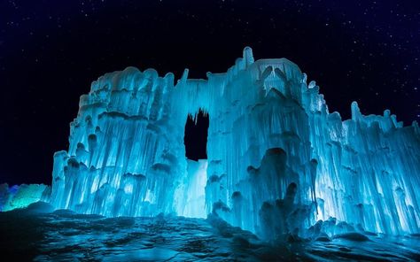 New Hampshire — Lincoln Ice Castles Ice Castles New Hampshire, Lincoln New Hampshire, Maine Islands, Ice Castle, Ice Castles, Most Romantic Places, Scenic Roads, Romantic Destinations, Romantic Vacations