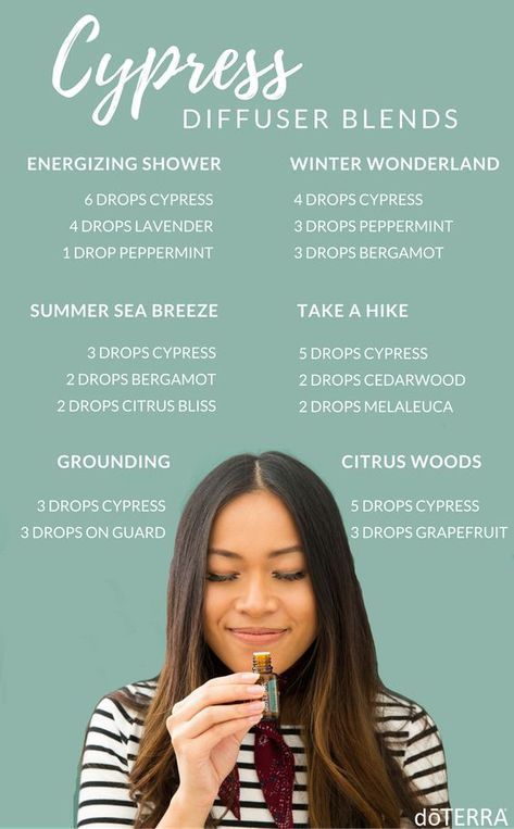 Cypress Essential Oil Diffuser Blends #doterra #essentialoils #diffuser #diffuserblend #oilblend #cypress Cypress Diffuser Blends, Doterra Cypress, Doterra Diffuser Blends, Cypress Oil, Cypress Essential Oil, Essential Oils For Pain, Doterra Essential Oils Recipes, Essential Oil Diffuser Recipes, Oil Diffuser Recipes