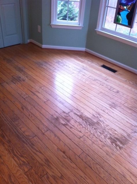 Paint your hardwood floors with new process paint. Easy. Worth checking this out in the right space!  From EMILY A CLARK Paint Engineered Wood Floor, Refinishing Engineered Hardwood Floors, Painted Hardwood Floors Old Houses, How To Refinish Old Hardwood Floors, How Much Does It Cost To Refinish Hardwood Floors, Hardwood Floor Repair, Painted Hardwood Floors, Hardwood Floor Care, Diy Hardwood Floors