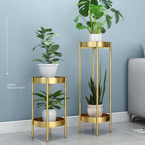 Source Flower Stand Ladder 2 3 Tier Wedding Indoor Iron Shelf Holder Metal Tall Gold Display Designs Planter Pot Plant Flower Stand on m.alibaba.com Tiered Plant Stand Indoor, Tall Plant Stand Indoor, Support Pour Plante, Pot Storage, Plant Stands Outdoor, Indoor Flower Pots, Metal Plant Stand, Wood Plant Stand, Flower Pot Holder