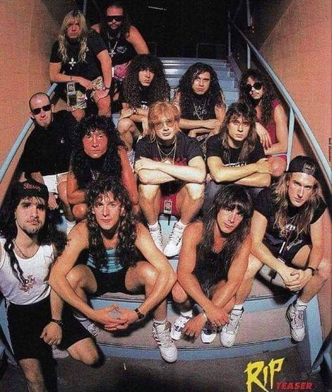 Slayer Band, Leather Front Pocket Wallet, Hair Metal Bands, Clash Of The Titans, Hard Rock Music, Dave Mustaine, The Titans, Music Magazines, Thrash Metal