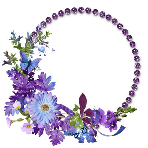 Free Flowers Graphic Frames | Beautiful Purple Round Flowers Transparent Frame Flower Png Images, Flower Frame Png, Flower Background Design, Circle Borders, Flower Graphic Design, Page Borders Design, Transparent Flowers, Free Photo Frames, Flower Circle