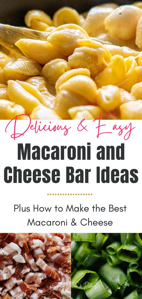 The best macaroni and cheese recipe, plus easy macaroni and cheese toppings ideas. This old fashioned macaroni and cheese recipe makes some of the best macaroni and cheese ever. Plus, how to make a homemade macaroni and cheese bar for your next party. When you make a purchase using a link on this page, we may receive a commission. As an Amazon Associate I earn from qualifying purchases. For more information, please see About Us. Max And Cheese Bar Wedding, Macaroni And Cheese Bar Wedding, Toppings For Mac And Cheese, Mac N Cheese Toppings Bar, Macaroni And Cheese Toppings, Loaded Mac And Cheese Bar, Mac And Cheese Party Ideas, Macaroni And Cheese Bar Toppings, Mac And Cheese Toppings Bar