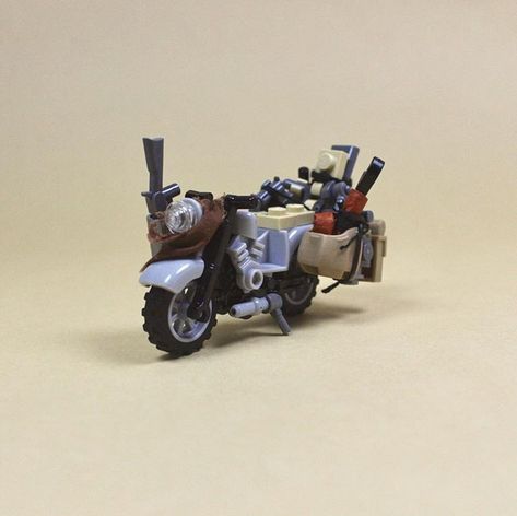 Lego Motorcycle Moc, Lego Apocalypse Moc, Lego Wasteland, Lego Pics, Lego Apocalypse, Motorcycle Chopper, Lego Board, Lego Custom Minifigures, Combat Armor