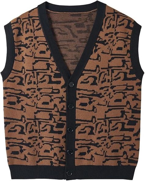 Amazon.com: Willyacos Ferris Bueller Day Off Costume Vest 80's Movie Ferris Bueller Costume Sweater Vest Outfit Men Adult (Brown, S/M) : Clothing, Shoes & Jewelry Ferris Bueller Day Off, Ferris Bueller Costume, Vest Men Outfit, Knitted Top Outfit, Vest Outfits Men, 80s Outfits, Ferris Bueller's Day Off, Sweater Vest Outfit, Ferris Bueller