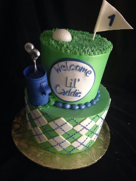 Golf Themed Baby Shower Golf Gender Reveal Cake, Golf Baby Shower Cake, Golf Baby Shower Theme, Baby Shower Golf Theme, Golf Themed Baby Shower Ideas, Golf Baby Shower Ideas, Golf Themed Cakes, Golf Baby Showers, Extreme Cakes