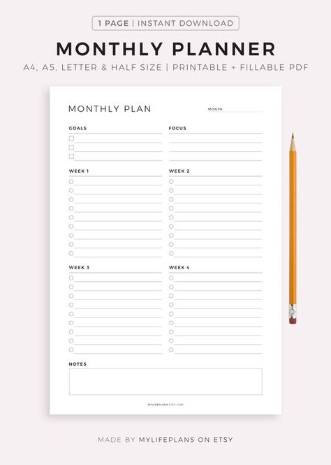 Monthly To Do List, Goals Monthly, Month At A Glance, Hyper Fixation, Workout Beginner, Finance Tracker, Monthly Planner Printable, Schedule Planner, Monthly Goals