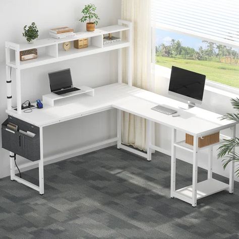 L shape desk