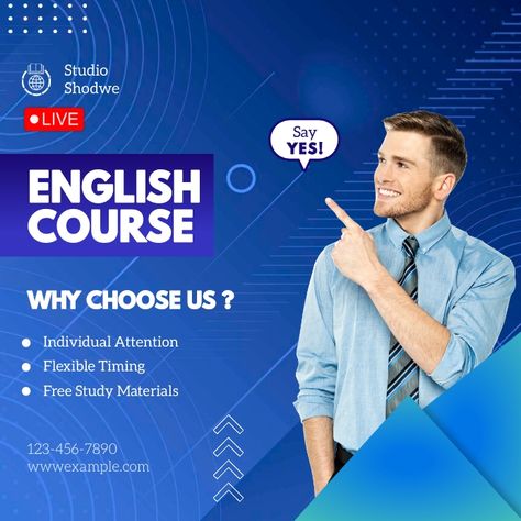 English Course instagram post English Course Design, Language Courses, English Course, Study Materials, Web Design Inspiration, Post Design, Media Post, Social Media Post, Web Design