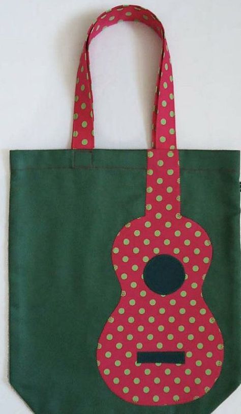 Diy Sy, Guitar Bag, Costura Diy, Tote Bags Sewing, Patchwork Bags, Bag Patterns To Sew, Diy Couture, Fabric Bags, Quilted Bag