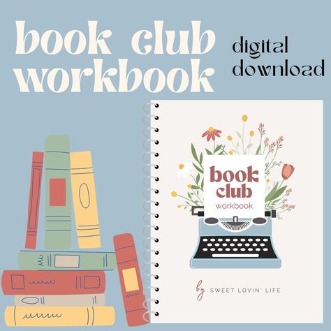 Enhance your book club and make it easy to facilitate with this simple Book Club Workbook!  Take out the stress of running a fiction book club with a simple checklist, calendar template, book club rules (including sample rules), a calendar template and two different style note pages for your members. Don't overcomplicate your club, instead use this 8-page workbook to give yourself more time for reading and discussing! Please note, the discussion questions and note pages are developed for fiction-based book clubs. Book Club Rules, Book Club Activities, Template Book, Discussion Prompts, Book Club Meeting, Reading Notes, Book Clubs, Fiction Book, Printable Books