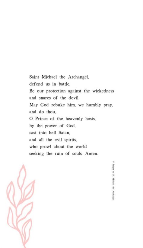 Prayer To St Michael Archangel, Archangel Michael Prayer, Saint Michael Prayer, St Michael The Archangel Prayer, Memorare Prayer, Prayer Wallpaper, St Michael Prayer, Hail Mary Prayer, Saint Michael The Archangel