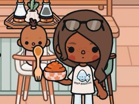 Toca Aesthetic, Toca Boca Hair Salon, Mom Characters, Free House Design, Adorable Homes Game, Create Your Own World, Rp Ideas, House Design Pictures, Food Baby