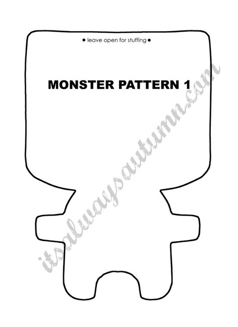 STL: felt monsters to make with your kids {plus free mix-n-match pattern} - itsalwaysautumn - it's always autumn Monster Patterns Sewing, Monster Body Template Free Printable, Worry Monster Pattern, Monster Dolls Pattern Free Printable, Monster Template, Ugly Dolls Diy, Easy Sewing Patterns Free, Felt Doll Patterns, Felt Monster