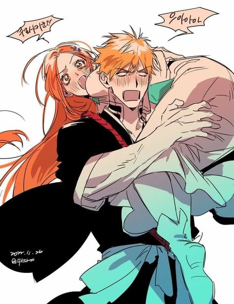 Ichigo Kurosaki X Orihime Inoue, Ichigo Kurosaki X Orihime, Ichigo Orihime, Bleach Ichigo Kurosaki, Orihime Bleach, Ichigo Kurosaki Wallpaper, Ichigo X Orihime, Bleach Orihime, Baruto Manga