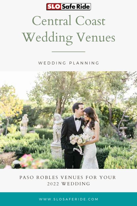 Paso Robles Wedding Venues, Paso Robles Wedding, Central Coast Wedding Venues, Brides And Grooms, Destination Wedding Venues, Coast Wedding, Central Coast, Winery Weddings, San Luis Obispo