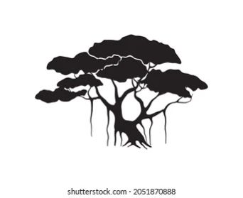 Banyan Tree Illustration, Tree Abstract, Banyan Tree, Tree Illustration, Royalty Free Images, Moose Art, Every Day, Royalty Free Stock Photos, Royalty Free