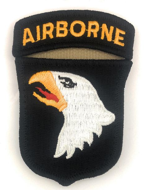 PRICES MAY VARY. US Army Patch Full Color Patch Regulation Sold as each US Army Color Patch for Dress Uniforms Worn on New Army Pink and Greens Uniform, and for shadow boxes. Us Army Patches, Army Patches, 101st Airborne, 101st Airborne Division, Military Insignia, Tactical Patches, Embroidered Badges, Military Patch, Band Of Brothers