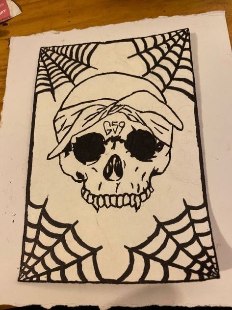 Grunge Things To Paint, Sui̇ci̇deboys Drawings, Graffiti Cartoons Doodles, Painting Ideas Grunge, G59 Tattoos, Easy Skull Drawings, Bedroom Art Painting, Dibujos Ideas, Drawings Inspo