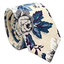 Check this out! Tie Gift Box, Flower Tie, Slim Tie, Wedding Activities, Tie For Men, Tie Gifts, Dusty Blue, Floral Tie, Baby Pink