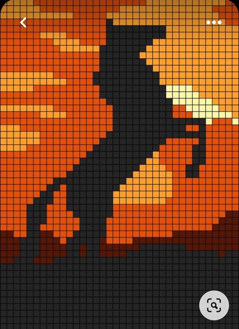 Bead Tapestry Patterns, Horse Alpha Pattern, Keychain Wall, Art Tigre, Pixel Quilting, Horse Rearing, Easy Pixel Art, Pixel Art Templates, Pixel Drawing