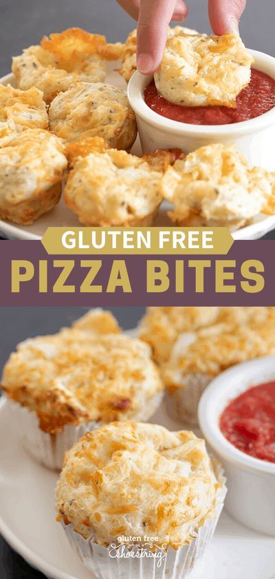 Gluten Free Pizza Bites, Gluten Free Kids, Gluten Free Appetizers, Gluten Free Lunch, Pizza Bites, Gluten Free Recipes For Dinner, Gluten Free Dairy Free Recipes, Gluten Free Pizza, On The Go Snacks