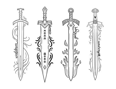 My April hyperfixation: Drawing swords from the SJM universe. I drew so many of them that my four year old was watching me and saying “mommy, draw another sword!” 😂 ⚔️ Would you rather see this as a sweatshirt or a sticker? #sarahjmaas #sjmbooks #throneofglass #throneofglassseries #aelinashryvergalathynius #aelin #fantasyillustration #sarahjmaasart #throneofglassart #dorianhavilliard #romantasy #romantasybooks #romantasyreads #sarahjmaasfanart #Surfacepatterndesign #surfacepattern #surfacedes... Sjm Swords, Sjm Universe, Dorian Havilliard, Aelin Ashryver Galathynius, Throne Of Glass Series, Throne Of Glass, Would You Rather, Sarah J Maas, Life Happens