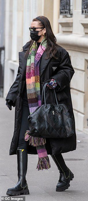 Ganni Boots, Paris Haute Couture, Bella Hadid Style, Hadid Style, Black Down, Celeb Style, January 26, Cara Delevingne, Outfit Inspo Fall