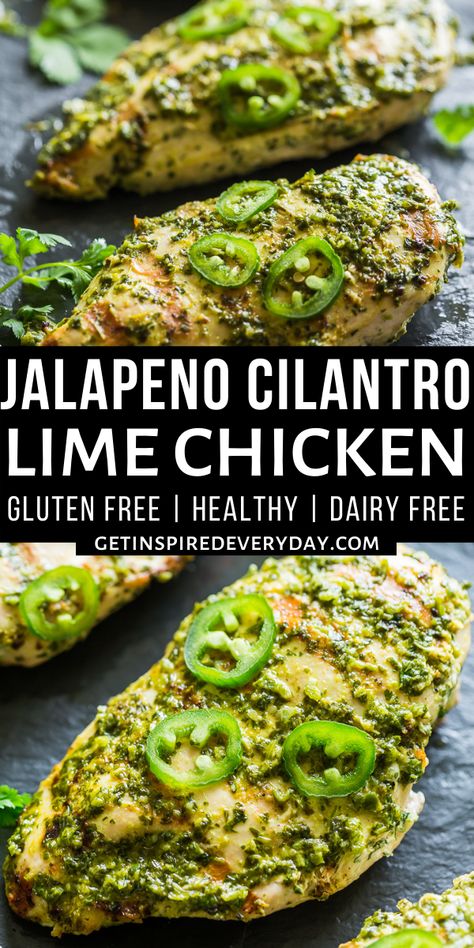 Cilantro Jalapeno Chicken, Jalapeno Chicken Marinade, Chicken Recipes With Jalapenos, Healthy Jalapeno Chicken, Jalapeño Lime Chicken, Light And Healthy Dinner, Fresh Jalapeno Recipes Easy, Healthy Jalapeno Recipes, Jalapeno Meals