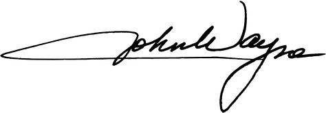 File:John Wayne signature.svg - Wikimedia Commons Small Horse Tattoo, Grandpa Tattoo, Tv Tattoo, Gay Cowboy, Cow Skull Art, Back Tats, Movie Tattoo, Western Tattoos, Horse Tattoo